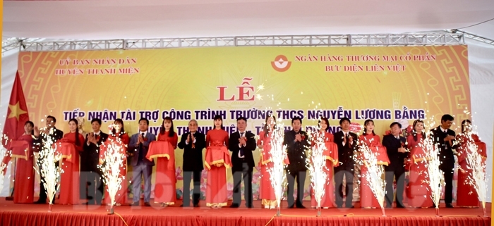 Tiếp nhận công trình trường THCS Nguyễn Lương Bằng
